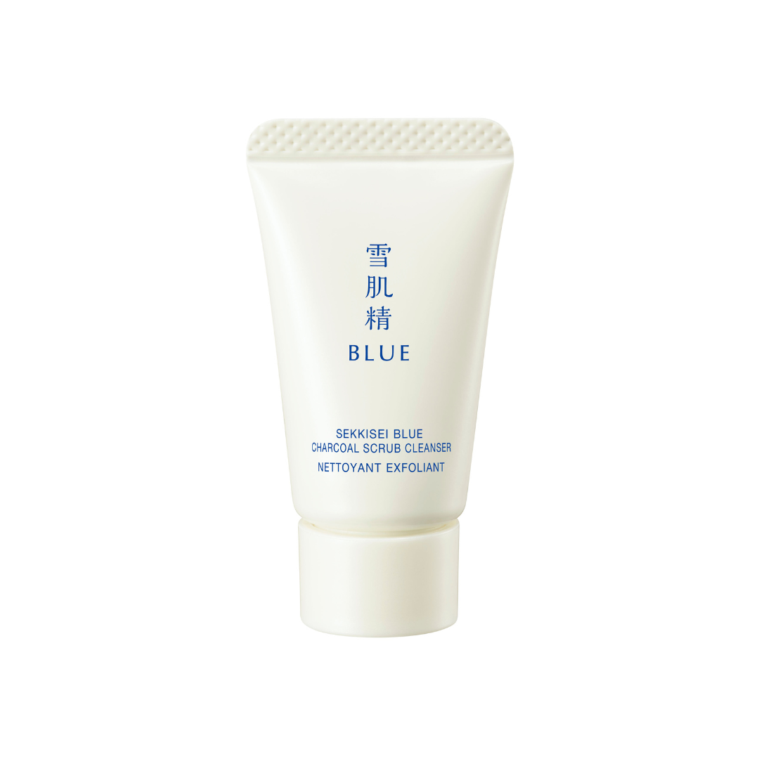 SEKKISEI BLUE Charcoal Scrub Cleanser